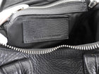 Alexander Wang Black Leather Mini Rockie Barrel Bag with Studs
