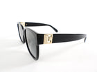 Givenchy Black Square Acetate Logo Sunglasses