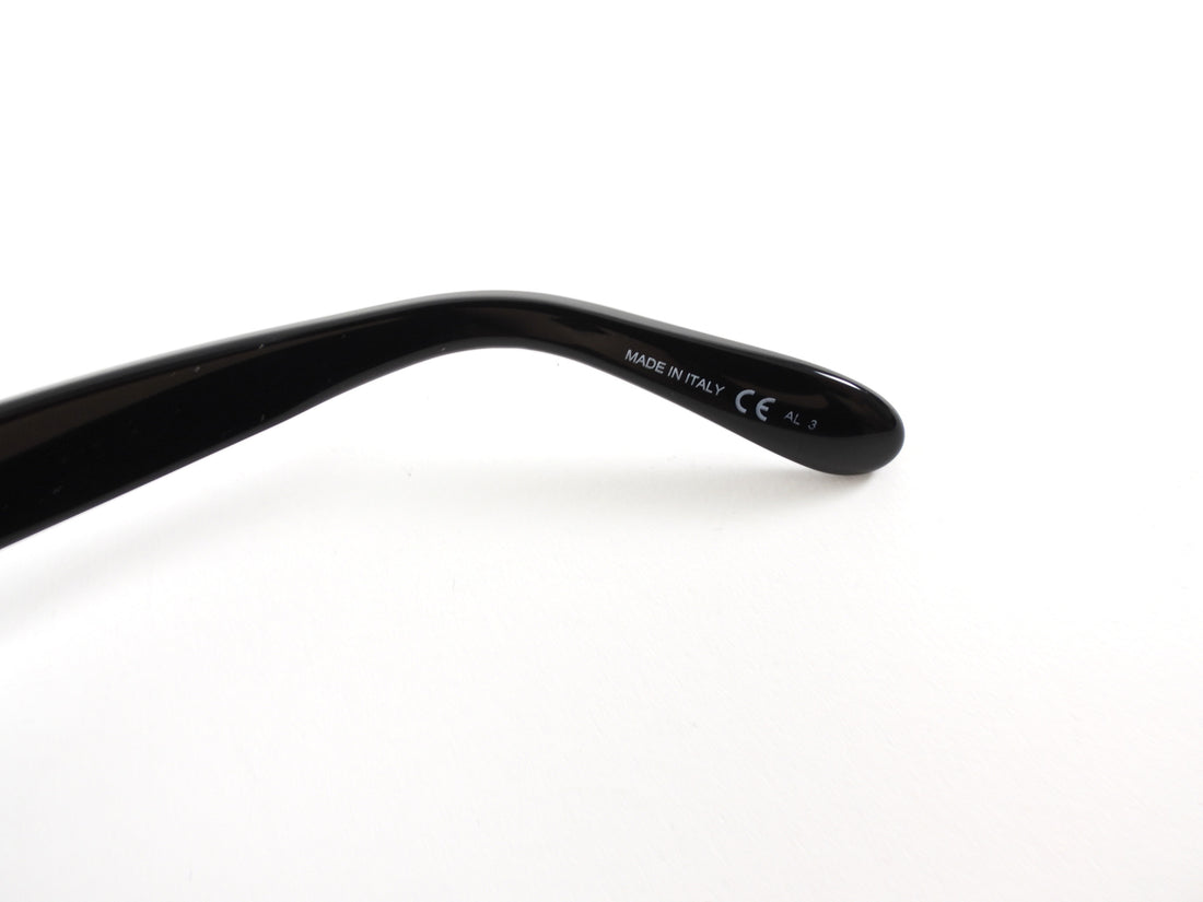 Givenchy Black Square Acetate Logo Sunglasses