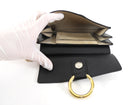 Chloe Faye Black Leather and Suede Small Crossbody Chain Bag