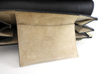 Chloe Faye Black Leather and Suede Small Crossbody Chain Bag
