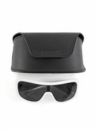 Dolce & Gabbana White Rectangular Frame Sunglasses 4454