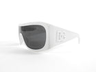 Dolce & Gabbana White Rectangular Frame Sunglasses 4454