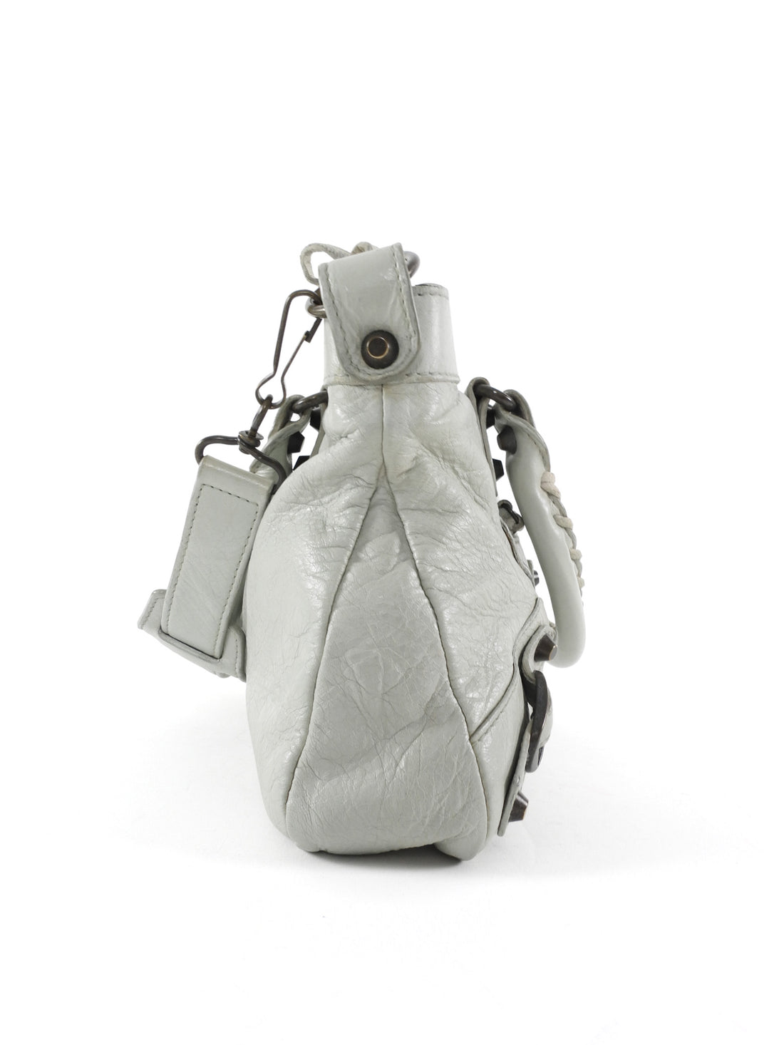 Balenciaga Light Dove Grey Leather The First Bag