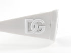 Dolce & Gabbana White Rectangular Frame Sunglasses 4454