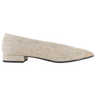 Loro Piana Beige Rebecca Cap Toe Fabric Pointed Ballet Flats - 37.5