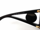 Versace Black Interchangeable Shield Wrap Sunglasses 4393