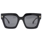 Fendi Black Large Square Acetate Sunglasses