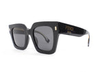 Fendi Black Large Square Acetate Sunglasses