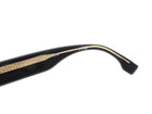 Fendi Black Large Square Acetate Sunglasses