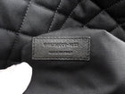 Saint Laurent Black Leather Quilted Large ES Travel Overnight Bag