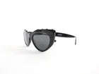 Valentino VA4060 Black Acetate Cat Eye Rockstud Sunglasses