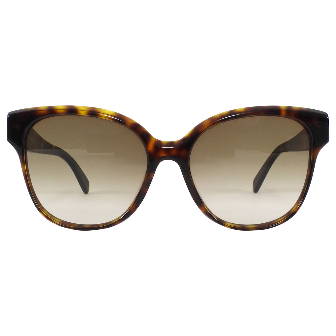 Celine Brown Rounded Cat EyeTortoise Havana Sunglasses CL40204F