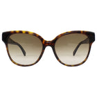 Celine Brown Rounded Cat EyeTortoise Havana Sunglasses CL40204F