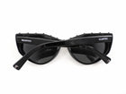 Valentino VA4060 Black Acetate Cat Eye Rockstud Sunglasses