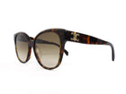 Celine Brown Rounded Cat EyeTortoise Havana Sunglasses CL40204F