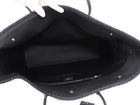 Saint Laurent Rive Gauche Black Raffia Large Overnight Travel Bag