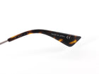 Gucci Brown Silver Tone Tortoise Shell and Metal Aviator Sunglasses GG0062S