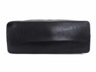 Saint Laurent Rive Gauche Black Raffia Large Overnight Travel Bag