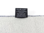 Hermes Casaque Vague Navy & Ivory Cashmere Fringe Scarf