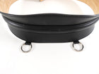 Alexander McQueen Black Leather Wide Waist Cincher Belt - 95 / 38