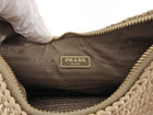 Prada Natrual Raffia Crochet Re-Edition 2005 Two-Way Crossdbody Bag