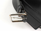 Alexander McQueen Black Leather Wide Waist Cincher Belt - 95 / 38