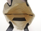 Jil Sander Natural Canvas and Leather Logo Tote Bag