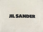 Jil Sander Natural Canvas and Leather Logo Tote Bag