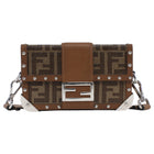 Fendi Brown Zucca Baguette 1974 Mini Trunk Bag