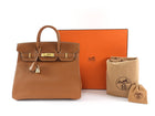 Hermès Vintage 1999 HAC Haut à Courroies Birkin 32 Gold Courchevel Leather Bag GHW