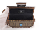 Fendi Brown Zucca Baguette 1974 Mini Trunk Bag