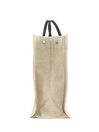 Saint Laurent Rive Gauche White and Beige Canvas Large Tote Bag