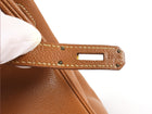 Hermès Vintage 1999 HAC Haut à Courroies Birkin 32 Gold Courchevel Leather Bag GHW