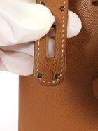 Hermès Vintage 1999 HAC Haut à Courroies Birkin 32 Gold Courchevel Leather Bag GHW