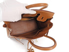 Hermès Vintage 1999 HAC Haut à Courroies Birkin 32 Gold Courchevel Leather Bag GHW