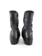 Herbert Levine All In Black Lambskin 30 Zip Ankle Boot - 37
