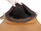 Gucci Caramel Brown Guccissima Leather Messenger Flap Bag