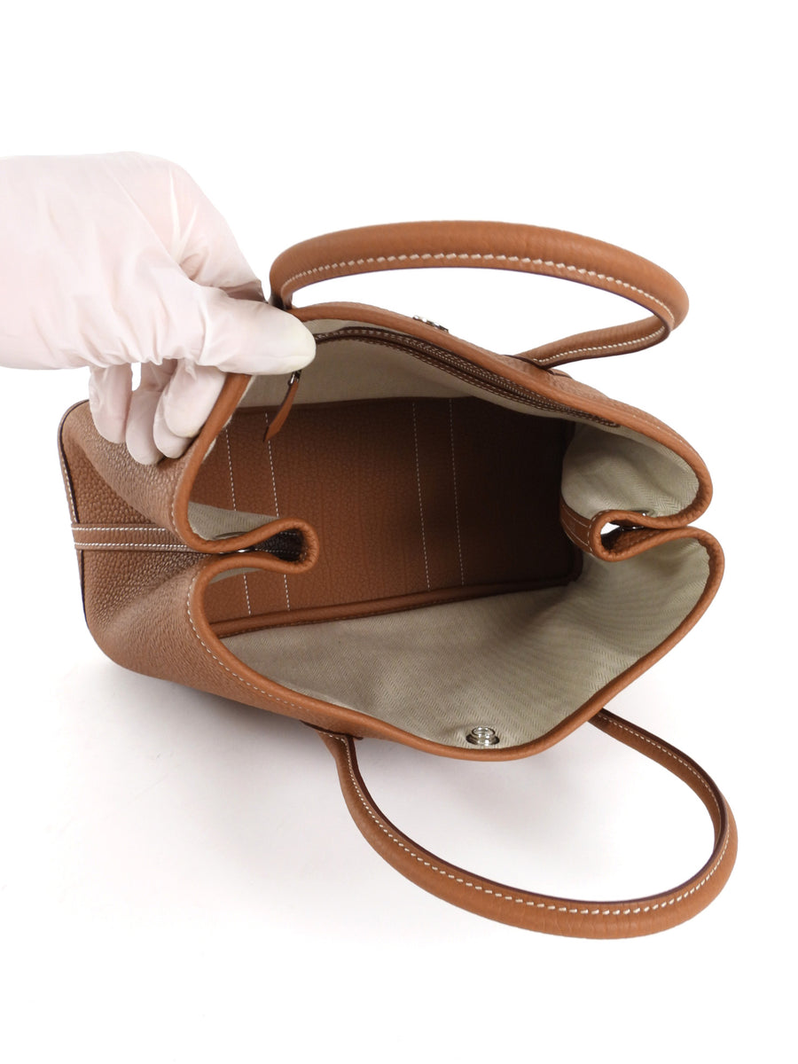 Hermes Garden Party 30 TPM Gold Negonda Leather Tote Bag 2025