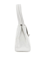 Chanel White Vintage 1997 CC Soft Envelope Shoulder Flap Bag SHW
