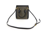Alexander McQueen Gold Studded Black Leather Mini Heroine Top Handle Bag