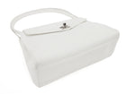 Chanel White Vintage 1997 CC Soft Envelope Shoulder Flap Bag SHW