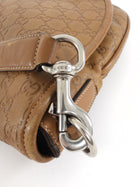 Gucci Caramel Brown Guccissima Leather Messenger Flap Bag