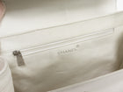Chanel White Vintage 1997 CC Soft Envelope Shoulder Flap Bag SHW