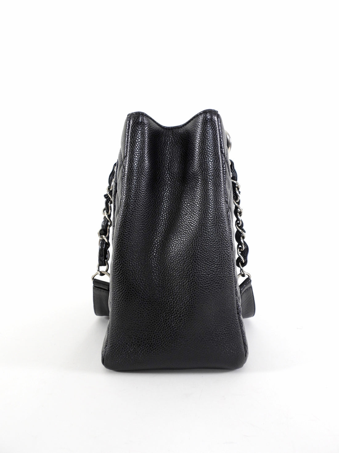 Chanel Black Caviar Leather GST Grand Shopping Tote Bag