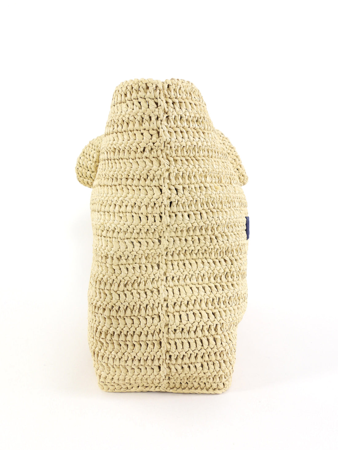 Saint Laurent Rive Gauche Woven Raffia Beach Large Tote Bag