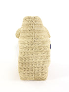 Saint Laurent Rive Gauche Woven Raffia Beach Large Tote Bag