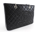 Chanel Black Caviar Leather GST Grand Shopping Tote Bag