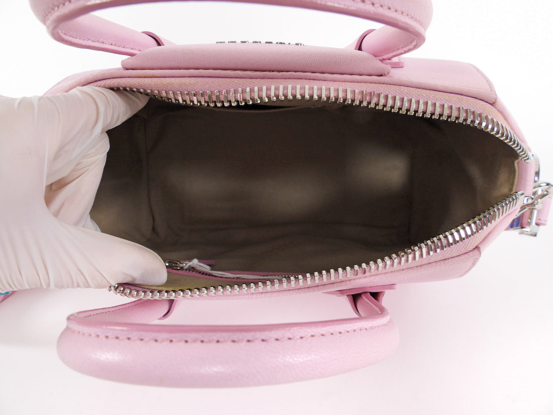 Givenchy Pink Leather Small Antigona Bag