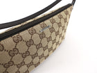 Gucci Brown Monogram Canvas Small Boat Bag